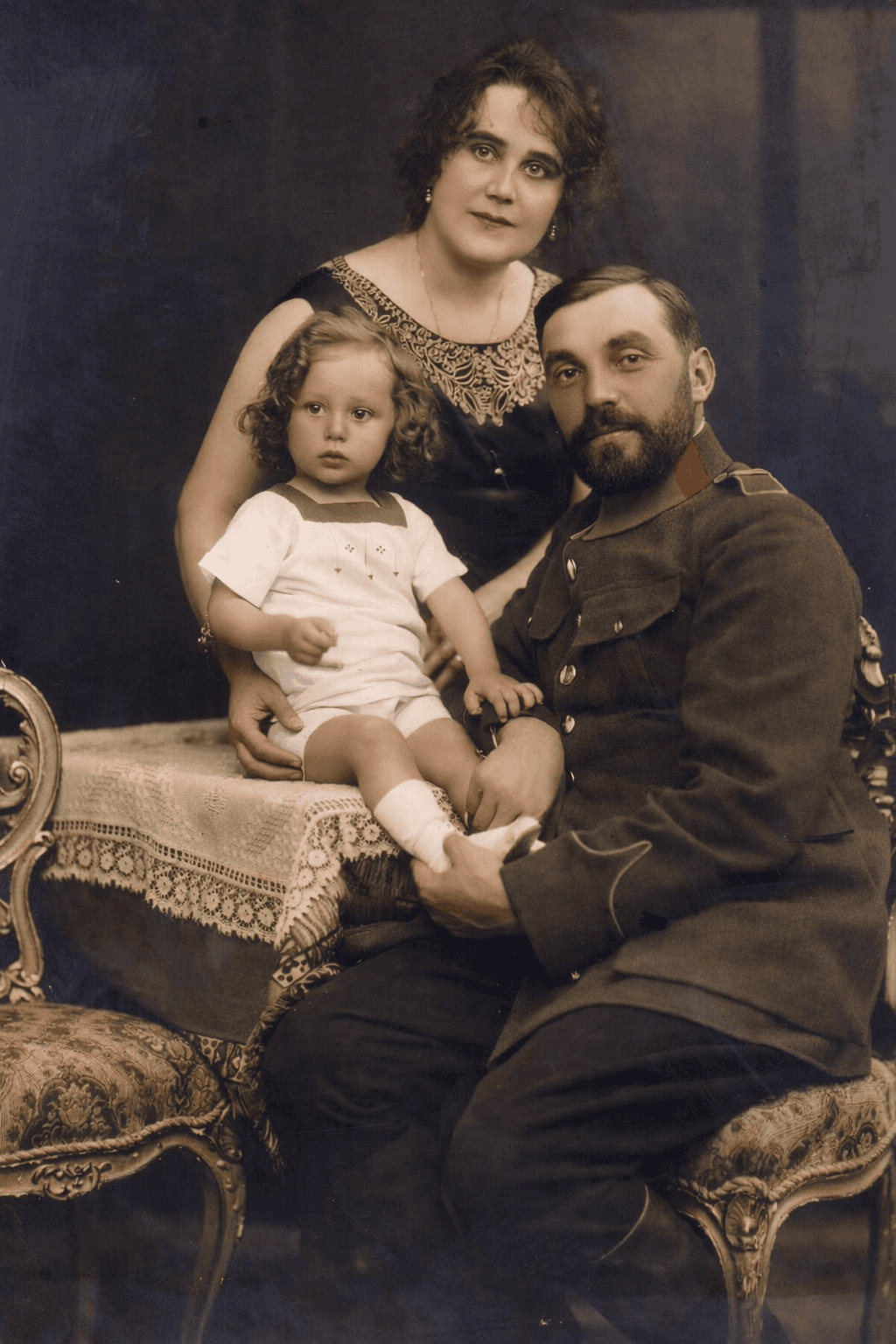 Sabin Motora cu familia